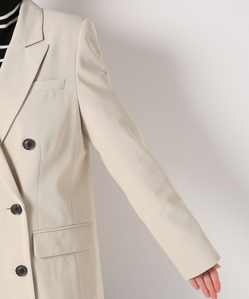 plage（プラージュ）の「エクリュ ダブルテーラードジャケット