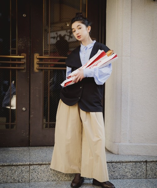 eL（エル）の「【eL】Wide Tuck Pants/273478（その他パンツ・レディース・ブラック/ベージュ・FREE）」の12枚目の写真