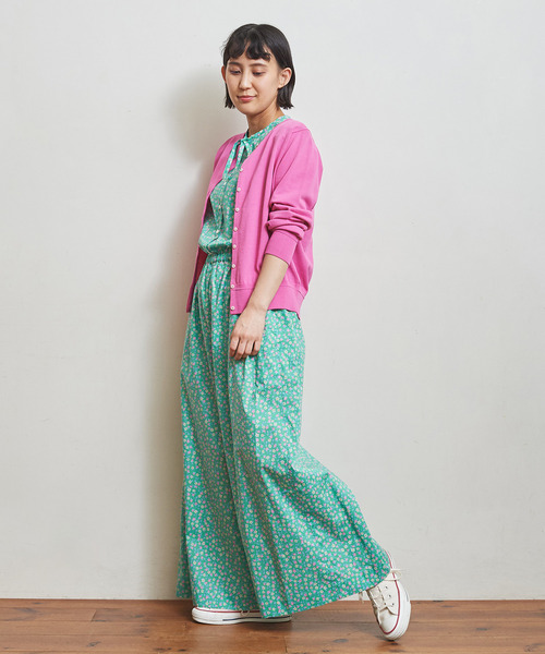 WEB別注】リバティ イカット・アネモネ ジャンプスーツを使った