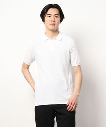 roberto collina イエロー ポロシャツ roberto collina ニットポロシャツ イエロー メランジ 48 メンズ