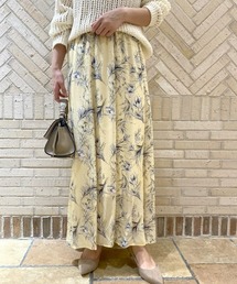 RIVE DROITE | シルクタッチフラワースカート(スカート)