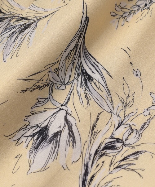 RIVE DROITE（リヴドロワ）の「シルクタッチフラワースカート（スカート・レディース・イエロー/ミント・38/36）」の17枚目の写真