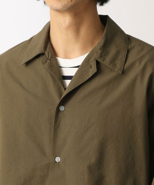 Grand PARK（グランドパーク）の「オーバーサイズオープンカラーシャツ（シャツ/ブラウス・メンズ・カーキ/チェック/ベージュ/ネイビー・MEDIUM/LARGE）」の9枚目の写真