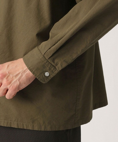 Grand PARK（グランドパーク）の「オーバーサイズオープンカラーシャツ（シャツ/ブラウス・メンズ・カーキ/チェック/ベージュ/ネイビー・MEDIUM/LARGE）」の10枚目の写真