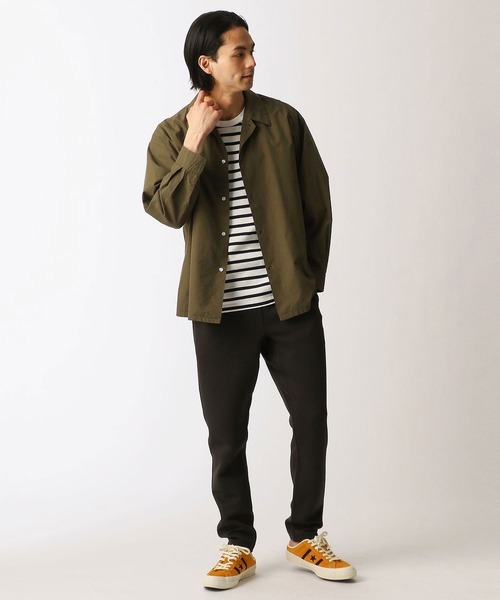 Grand PARK（グランドパーク）の「オーバーサイズオープンカラーシャツ（シャツ/ブラウス・メンズ・カーキ/チェック/ベージュ/ネイビー・MEDIUM/LARGE）」の15枚目の写真