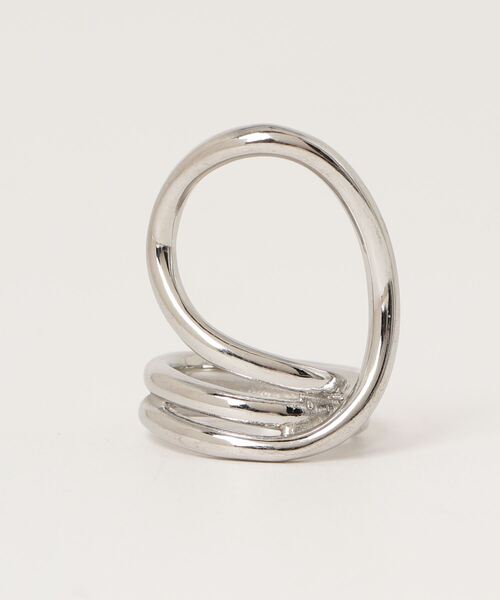 muku（ムク）の「金属アレルギー対応 ワインディングモチーフリング/サージカルステンレス（リング・レディース・シルバー/ゴールド・11/13）」の8枚目の写真