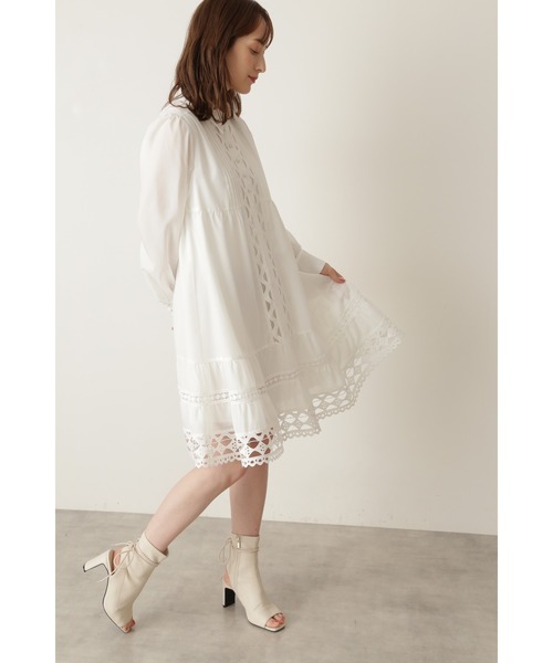 JILL STUART(ジルスチュアート)の「◆ウェンディワンピース(ワンピース・レディース・ホワイト/ブラック・2/0/4)」の8枚目の写真