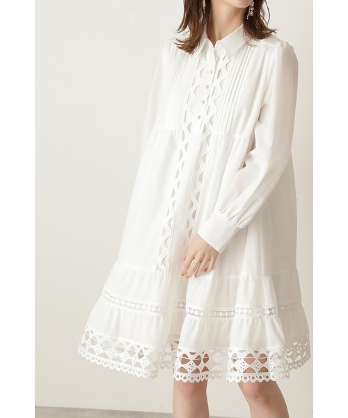 JILL STUART(ジルスチュアート)の「◆ウェンディワンピース(ワンピース・レディース・ホワイト/ブラック・2/0/4)」の12枚目の写真
