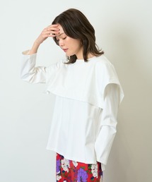 HERENCIA | セーラーカラー ビッグカラー プルオーバー ロングスリーブ(Tシャツ/カットソー)