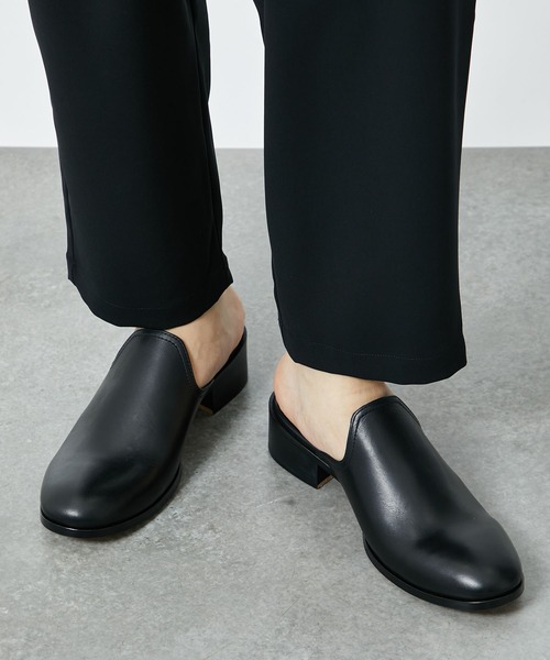 PADRONE（パドローネ）の「PADRONE パドローネ / STUDIOUS別注 BL CUT OFF SLIPPON / カットオフスリッポン（サンダル・メンズ・ブラック・40/41/42）」の11枚目の写真
