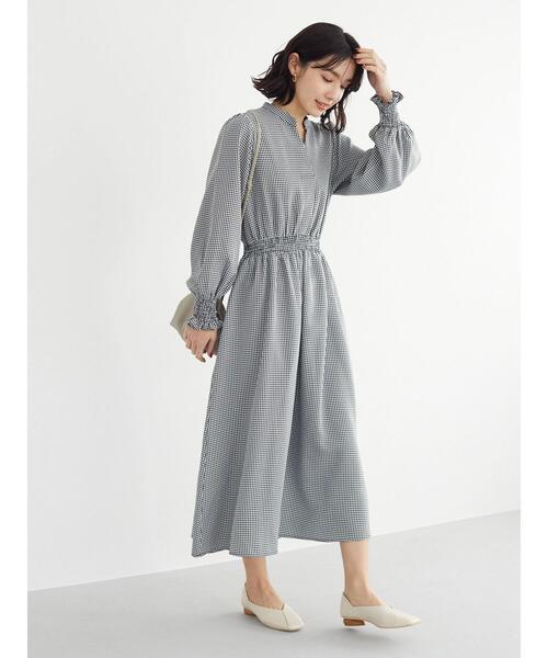 ELENCARE DUE（エレンカーレデュエ）の「・ELENCARE DUEパターンスキッパーワンピース（ワンピース・レディース・ブラック/ベージュ/グレー/オフホワイト・FREE）」の18枚目の写真