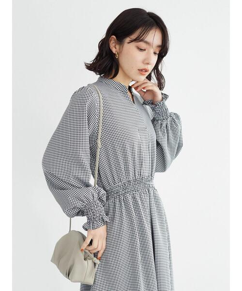 ELENCARE DUE（エレンカーレデュエ）の「・ELENCARE DUEパターンスキッパーワンピース（ワンピース・レディース・ブラック/ベージュ/グレー/オフホワイト・FREE）」の21枚目の写真