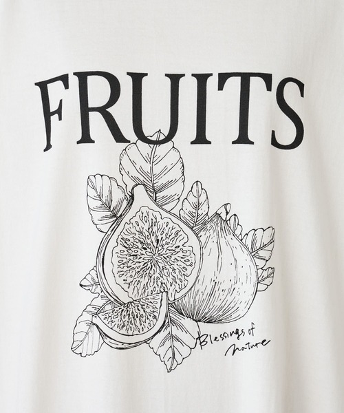 BEARDSLEY（ビアズリー）の「フルーツプリントワンピース（ワンピース・レディース・ホワイト・FREE）」の3枚目の写真