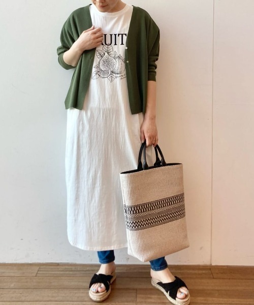 BEARDSLEY（ビアズリー）の「フルーツプリントワンピース（ワンピース・レディース・ホワイト・FREE）」の14枚目の写真