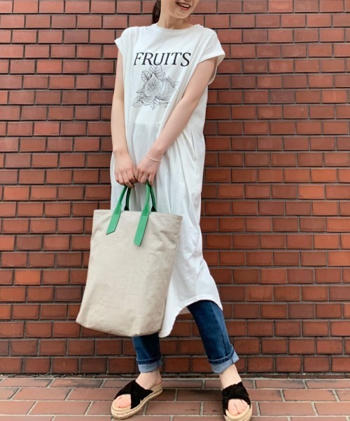 BEARDSLEY（ビアズリー）の「フルーツプリントワンピース（ワンピース・レディース・ホワイト・FREE）」の20枚目の写真