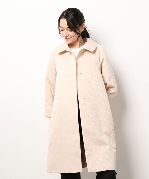 UNIVERVAL MUSE（ユニバーバル ミューズ）の「リシエルジャガード　その他アウター（その他アウター・レディース・ネイビー/ベージュ・2）」の2枚目の写真