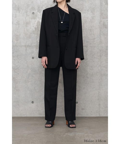 LA PEAU DE GEM（ラポドゥジェム）の「【LA PEAU DE GEM】コインポケットストレートスラックス（スラックス・レディース・ブラック/イエロー/カーキ・S/M）」の2枚目の写真