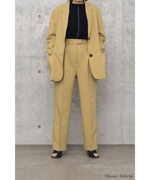 LA PEAU DE GEM（ラポドゥジェム）の「【LA PEAU DE GEM】コインポケットストレートスラックス（スラックス・レディース・ブラック/イエロー/カーキ・S/M）」の11枚目の写真