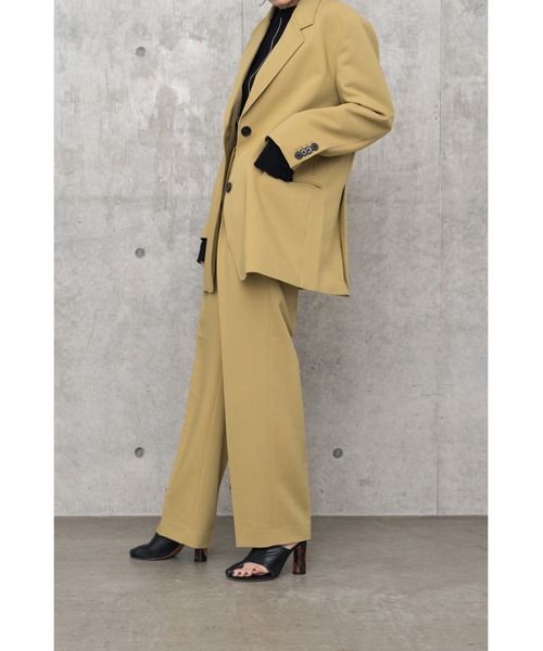 LA PEAU DE GEM（ラポドゥジェム）の「【LA PEAU DE GEM】コインポケットストレートスラックス（スラックス・レディース・ブラック/イエロー/カーキ・S/M）」の12枚目の写真