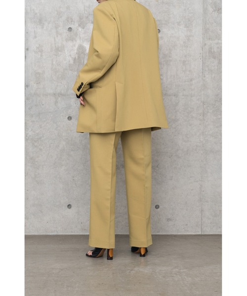 LA PEAU DE GEM（ラポドゥジェム）の「【LA PEAU DE GEM】コインポケットストレートスラックス（スラックス・レディース・ブラック/イエロー/カーキ・S/M）」の13枚目の写真