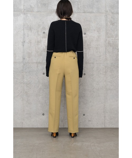 LA PEAU DE GEM（ラポドゥジェム）の「【LA PEAU DE GEM】コインポケットストレートスラックス（スラックス・レディース・ブラック/イエロー/カーキ・S/M）」の8枚目の写真