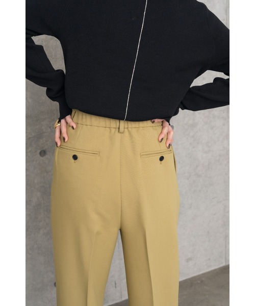 LA PEAU DE GEM（ラポドゥジェム）の「【LA PEAU DE GEM】コインポケットストレートスラックス（スラックス・レディース・ブラック/イエロー/カーキ・S/M）」の10枚目の写真