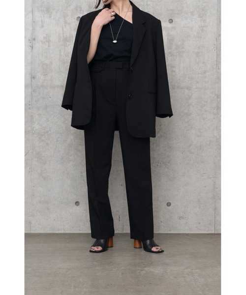 LA PEAU DE GEM（ラポドゥジェム）の「【LA PEAU DE GEM】コインポケットストレートスラックス（スラックス・レディース・ブラック/イエロー/カーキ・S/M）」の16枚目の写真