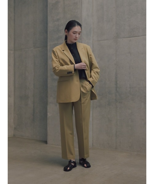 LA PEAU DE GEM（ラポドゥジェム）の「【LA PEAU DE GEM】コインポケットストレートスラックス（スラックス・レディース・ブラック/イエロー/カーキ・S/M）」の18枚目の写真