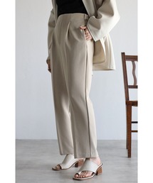 Bonjour Sagan | 【2022 S/S 新作】バックゴムセンタープレスパンツ(スラックス)