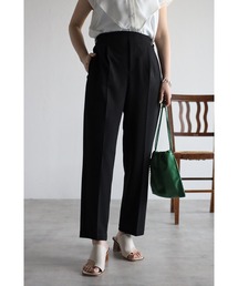 Bonjour Sagan | 【2022 S/S 新作】バックゴムセンタープレスパンツ(スラックス)