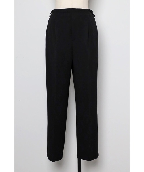 Bonjour Sagan(ボンジュールサガン)の「バックゴムセンタープレスパンツ(スラックス・レディース・ブラック/ベージュ/ブルー/グリーン・M/L)」の8枚目の写真