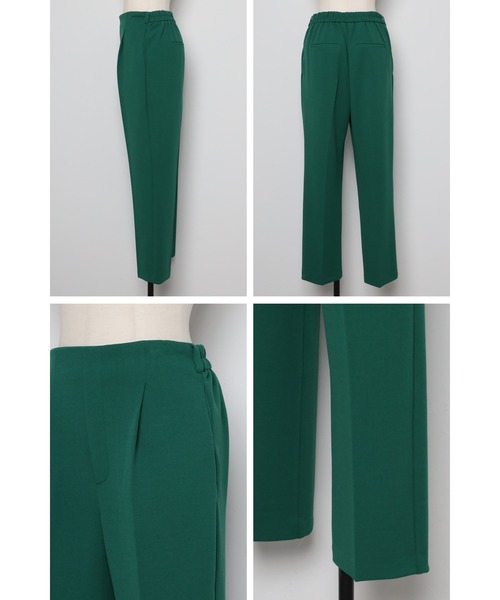 Bonjour Sagan(ボンジュールサガン)の「バックゴムセンタープレスパンツ(スラックス・レディース・ブラック/ベージュ/ブルー/グリーン・M/L)」の17枚目の写真