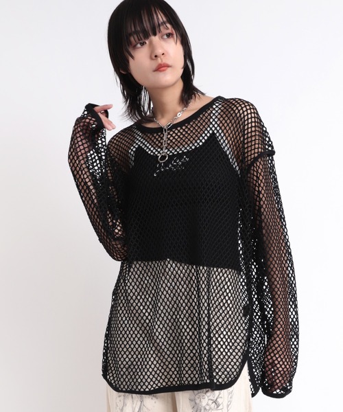 美品【RNA】メッシュロンT RNA（アールエヌエー）の「M1848 BIGメッシュロンT（Tシャツ