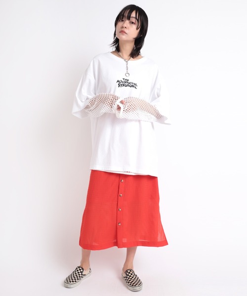 美品【RNA】メッシュロンT RNA（アールエヌエー）の「M1848 BIGメッシュロンT（Tシャツ