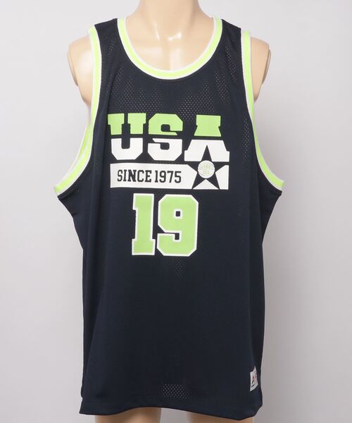 AVIREX（アヴィレックス）の「【直営店限定】MESH BASCKETBALL TANKTOP/ メッシュバスケットボールタンクトップ（タンクトップ・レディース・ホワイト/ネイビー/ブラック・FREE）」の18枚目の写真