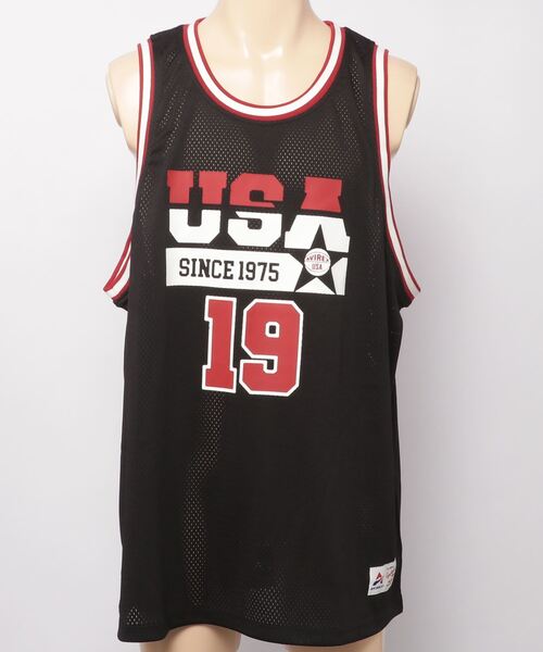 AVIREX（アヴィレックス）の「【直営店限定】MESH BASCKETBALL TANKTOP/ メッシュバスケットボールタンクトップ（タンクトップ・レディース・ホワイト/ネイビー/ブラック・FREE）」の19枚目の写真