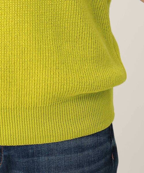UNTITLED(アンタイトル)の「◆ラミー混 ノースリーブニット【洗える】(ベスト・レディース・黄緑系/ブラック/グレー系・02/48/04/00/44)」の10枚目の写真