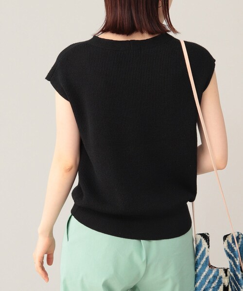 UNTITLED(アンタイトル)の「◆ラミー混 ノースリーブニット【洗える】(ベスト・レディース・黄緑系/ブラック/グレー系・02/48/04/00/44)」の17枚目の写真