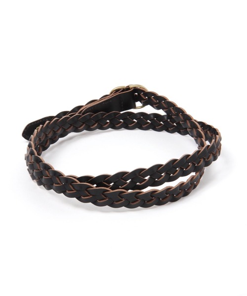 studio CLIP（スタディオクリップ）の「コンチョ付きメッシュベルト（ベルト・レディース・ブラック/ブラウン・FREE）」の6枚目の写真