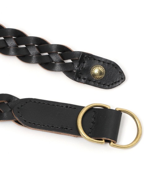 studio CLIP（スタディオクリップ）の「コンチョ付きメッシュベルト（ベルト・レディース・ブラック/ブラウン・FREE）」の4枚目の写真