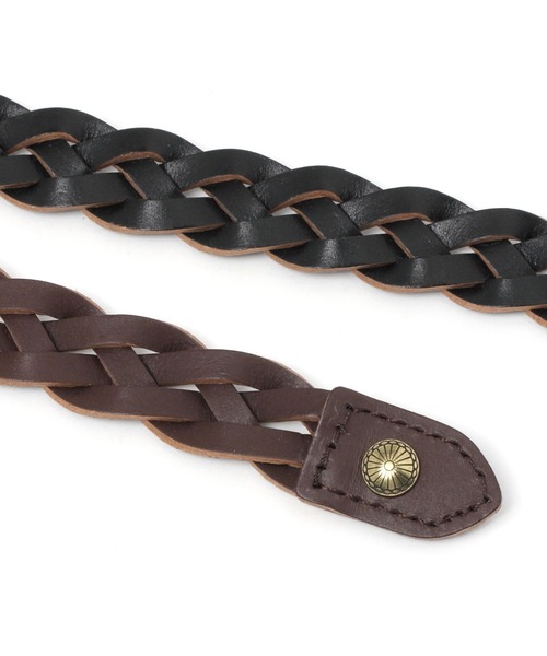 studio CLIP（スタディオクリップ）の「コンチョ付きメッシュベルト（ベルト・レディース・ブラック/ブラウン・FREE）」の5枚目の写真