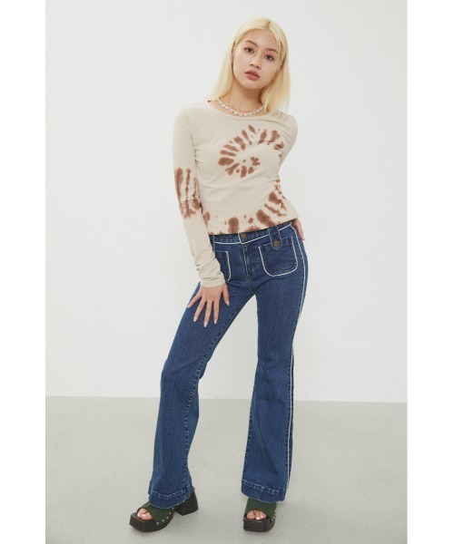 ラグアジェム　laguagem トップス　ネイビー LAGUA GEM｜ラグアジェムのトップス（ブルー・ネイビー/青色系