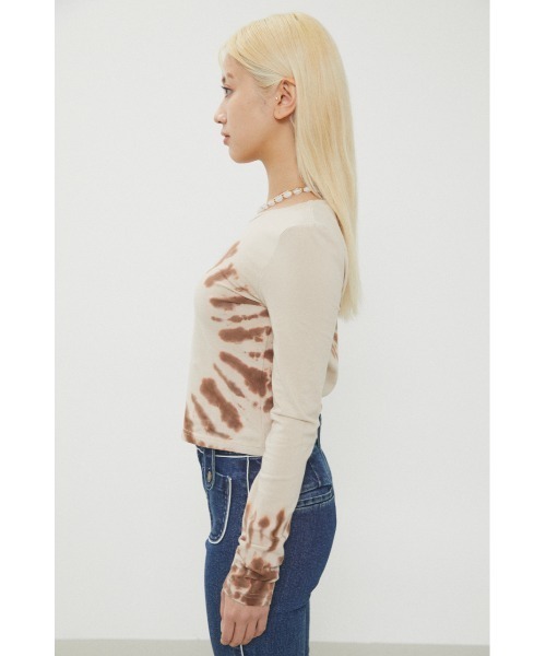 LAGUA GEM（ラグアジェム）の「VORTEX TIE DYE TOPS / タイダイ