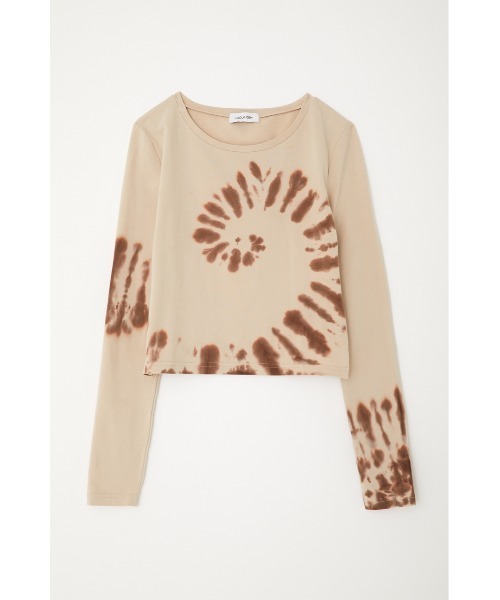 トップス LAGUA GEM TIE DYE TURTLE KNIT LAGUA GEM（ラグアジェム）の「VORTEX TIE DYE TOPS / タイダイ