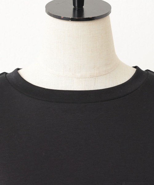 BEARDSLEY（ビアズリー）の「夏に涼しい！スピンスムースノースリーブ（Tシャツ/カットソー・レディース・ブラック/ホワイト・FREE）」の6枚目の写真