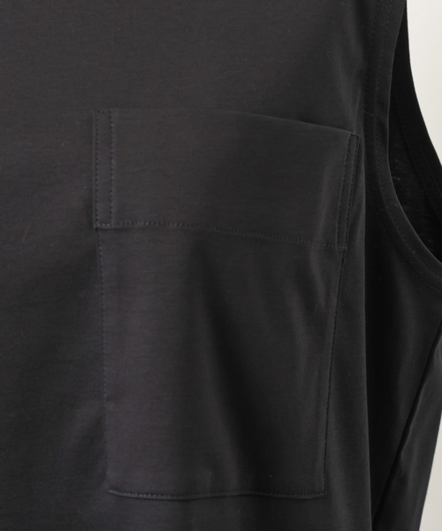 BEARDSLEY（ビアズリー）の「夏に涼しい！スピンスムースノースリーブ（Tシャツ/カットソー・レディース・ブラック/ホワイト・FREE）」の7枚目の写真