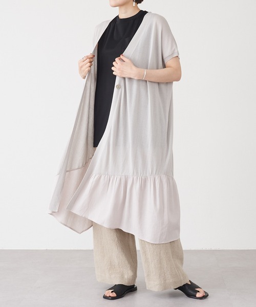 BEARDSLEY（ビアズリー）の「夏に涼しい！スピンスムースノースリーブ（Tシャツ/カットソー・レディース・ブラック/ホワイト・FREE）」の16枚目の写真