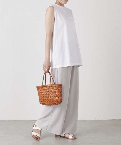 BEARDSLEY（ビアズリー）の「夏に涼しい！スピンスムースノースリーブ（Tシャツ/カットソー・レディース・ブラック/ホワイト・FREE）」の20枚目の写真