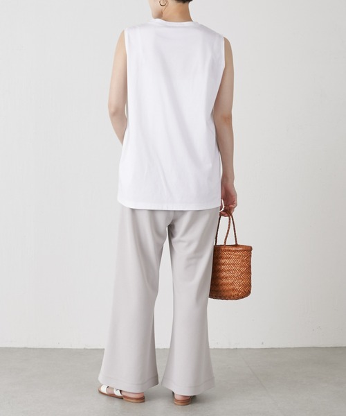 BEARDSLEY（ビアズリー）の「夏に涼しい！スピンスムースノースリーブ（Tシャツ/カットソー・レディース・ブラック/ホワイト・FREE）」の21枚目の写真