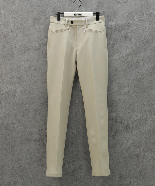 ALLEGE(アレッジ)の「【ALLEGE / アレッジ】SEMI FLEAR POLYESTER PANTS(その他パンツ・メンズ・ベージュ/ネイビー・2)」の2枚目の写真